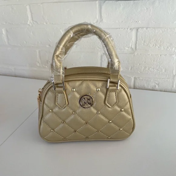 NWT Studio Badgley Mischka Studded Dome Mini Satchel - Picture 3 of 7